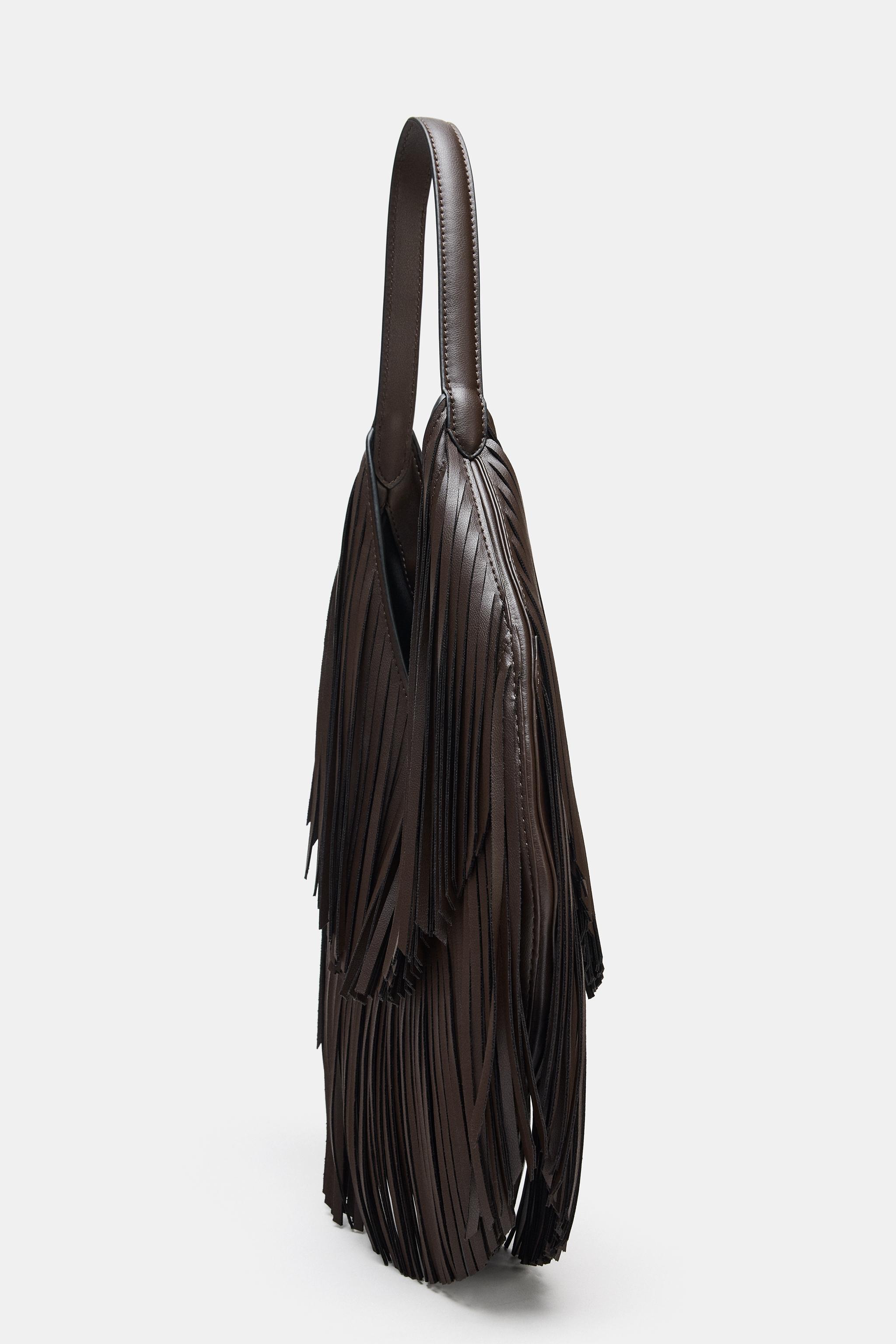 FRINGED SHOPPER BAG